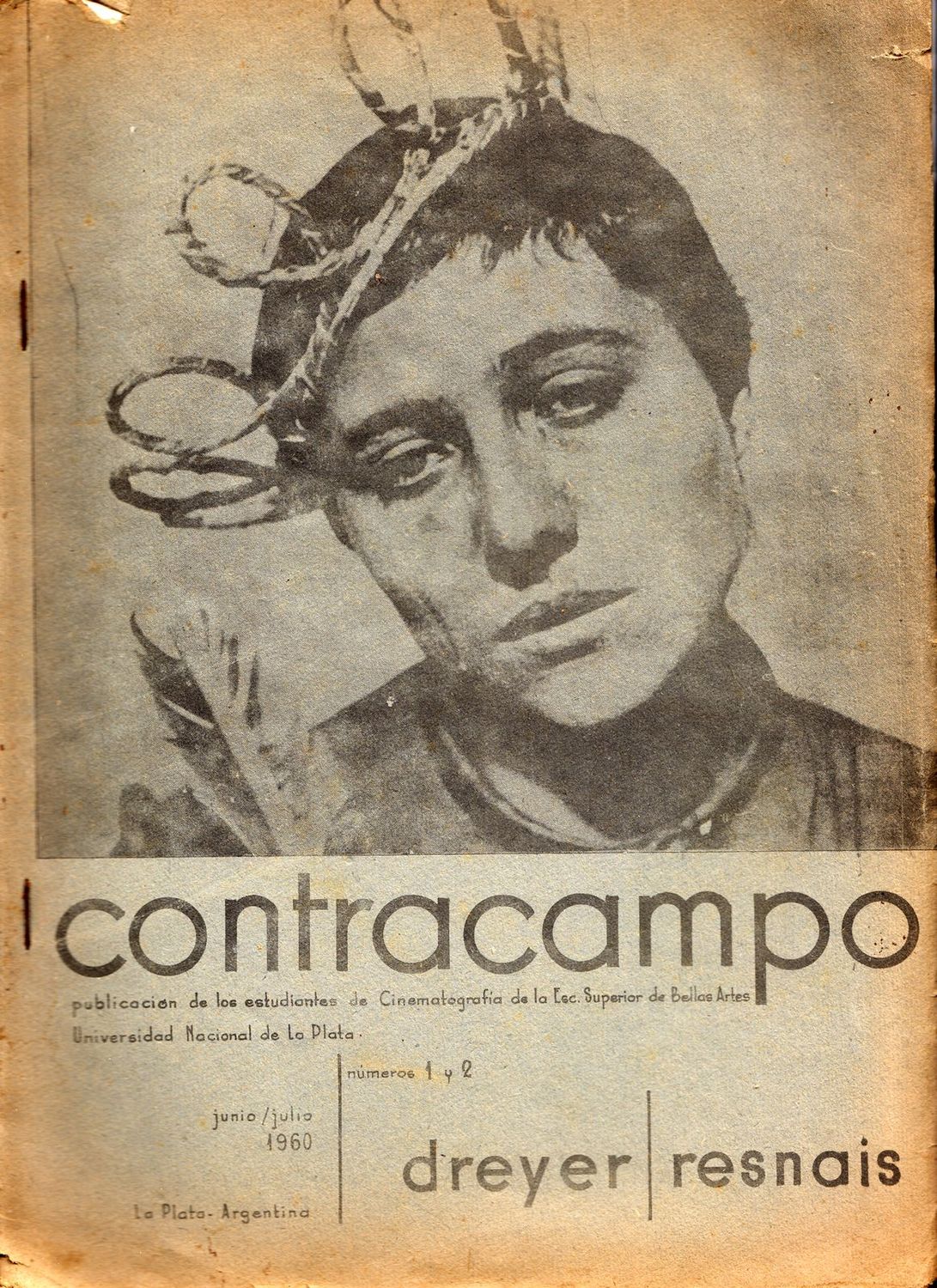 CONTRACAMPO (ARG) magazine side cover Issue 1-2  June/July 1960