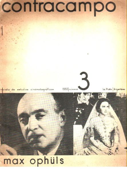 CONTRACAMPO (ARG) magazine side cover Issue 3   1960
