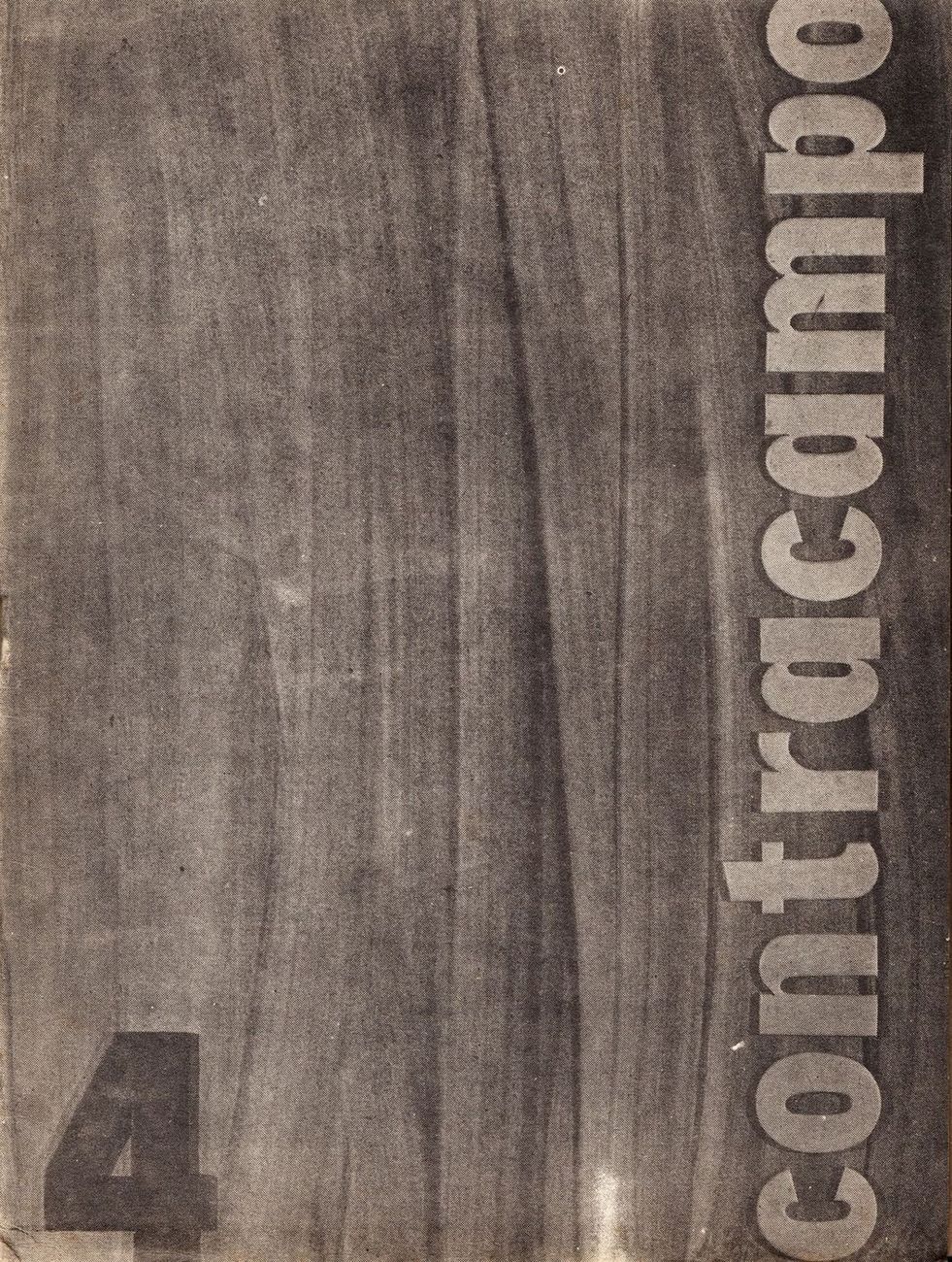CONTRACAMPO (ARG) magazine side cover Issue 4   1960