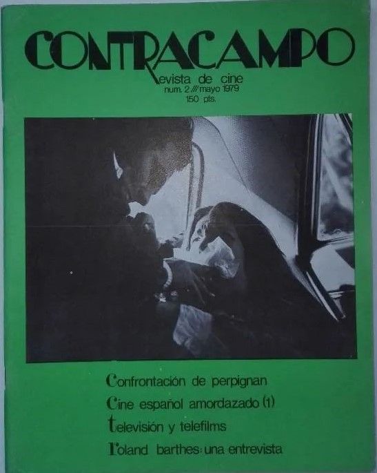 CONTRACAMPO magazine side cover Issue 2  May 1979