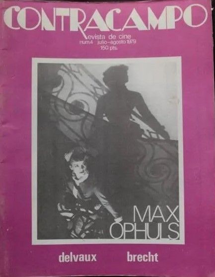 CONTRACAMPO magazine side cover Issue 4  July/August 1979