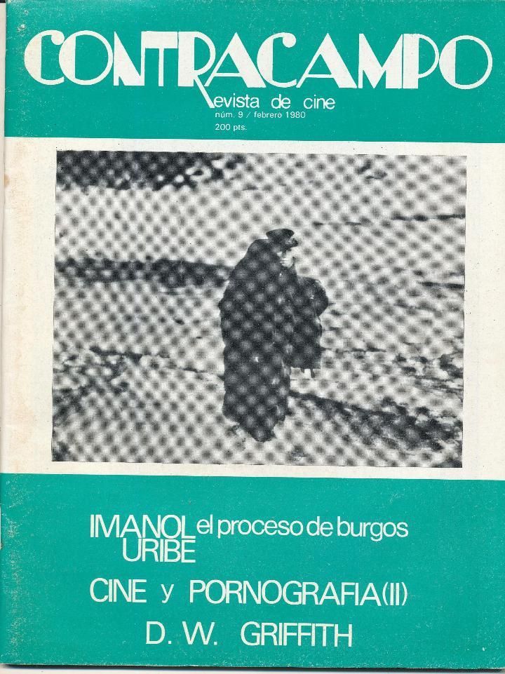 CONTRACAMPO magazine side cover Issue 9  February 1980
