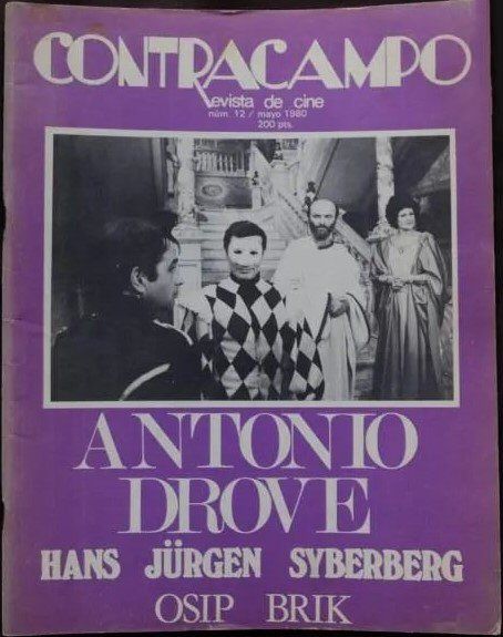 CONTRACAMPO magazine side cover Issue 12  May 1980