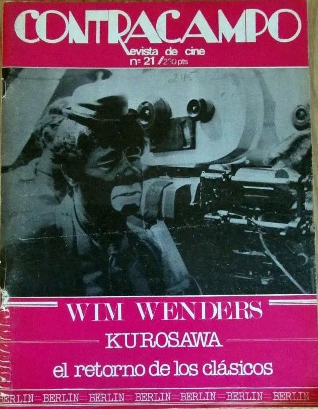 CONTRACAMPO magazine side cover Issue 21  April/May 1981