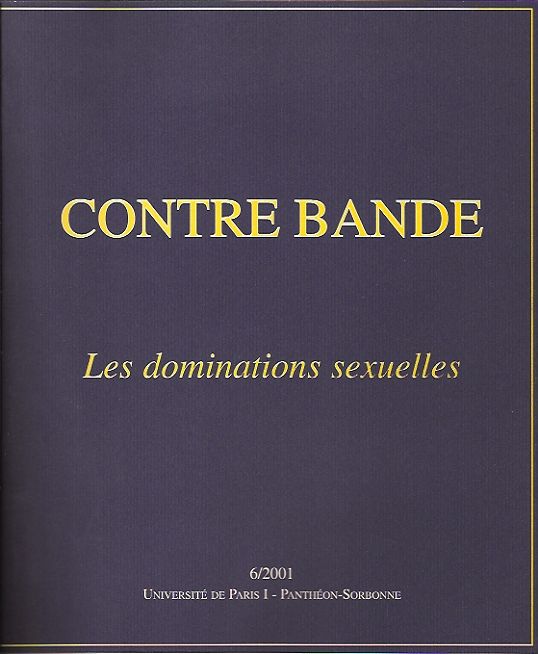 CONTRE BANDE magazine side cover Issue 6  2001