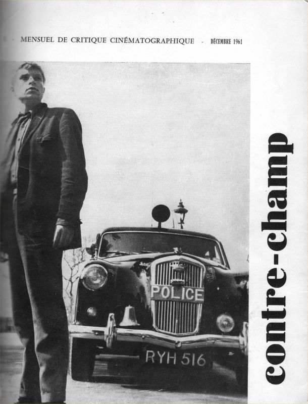 CONTRE-CHAMP magazine side cover Issue 1 December 1961