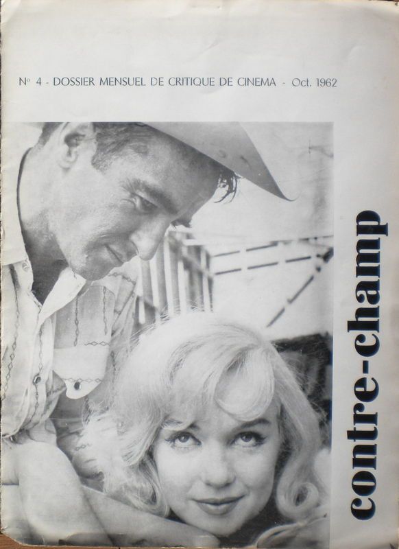 CONTRE-CHAMP magazine side cover Issue 4 October 1962