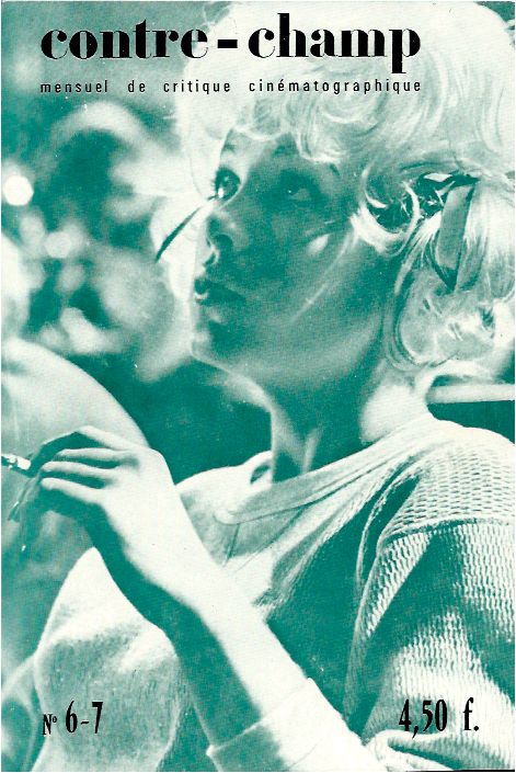 CONTRE-CHAMP magazine side cover Issue 6/7 October 1963