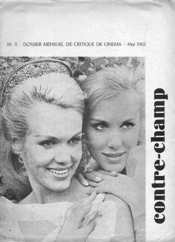 CONTRE-CHAMP magazine side cover Issue 3 May 1962