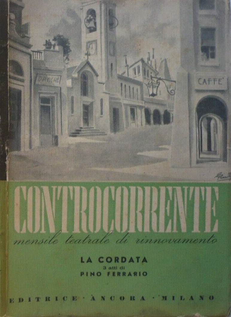 CONTROCORRENTE magazine side cover Issue 4  April 1946