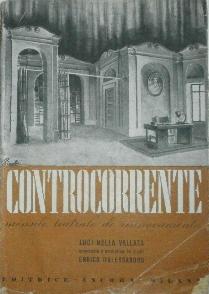 CONTROCORRENTE magazine side cover Issue 10  October 1946