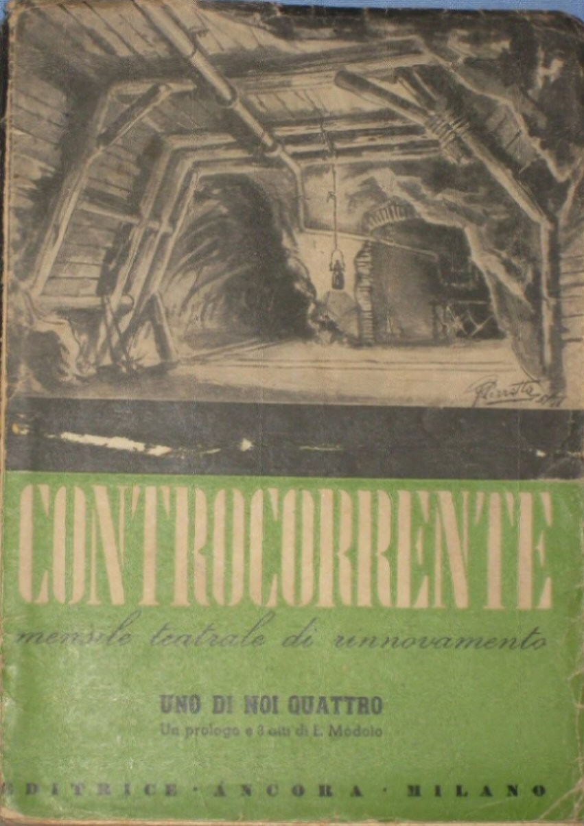 CONTROCORRENTE magazine side cover Issue 9  September 1947