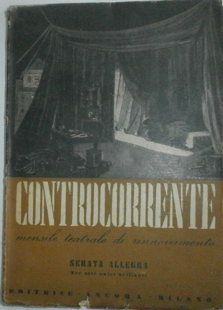 CONTROCORRENTE magazine side cover Issue 11  November 1947