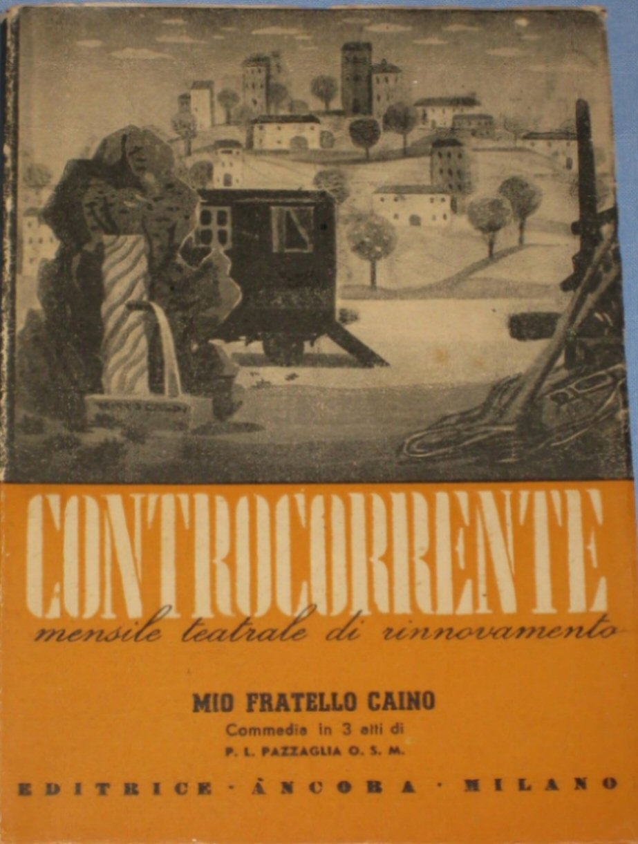 CONTROCORRENTE magazine side cover Issue 12  December 1947