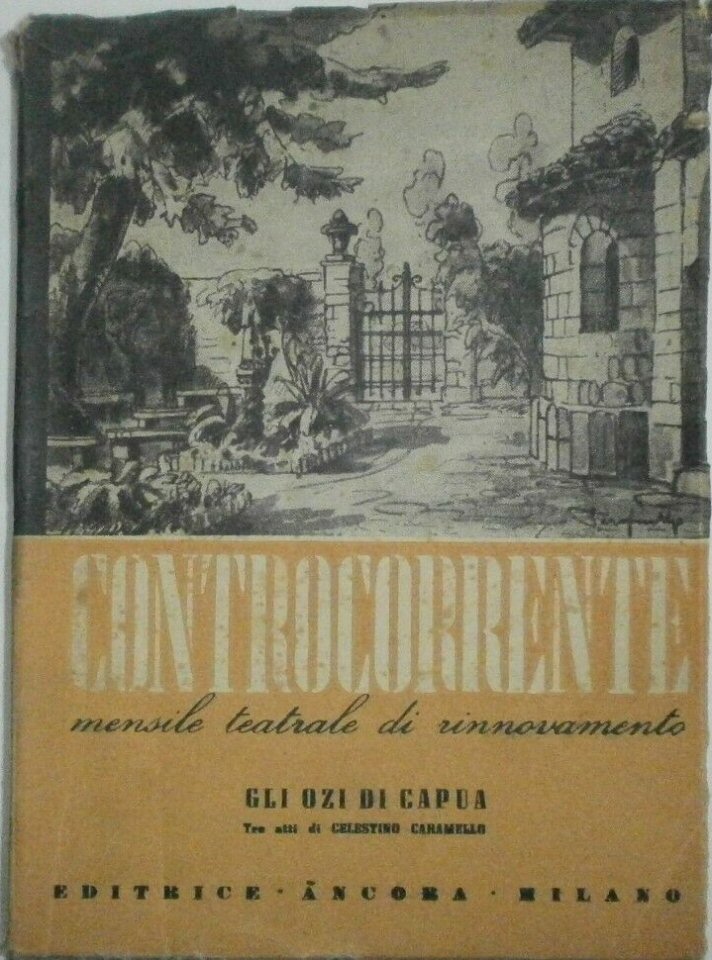 CONTROCORRENTE magazine side cover Issue 7-8  July/August 1948