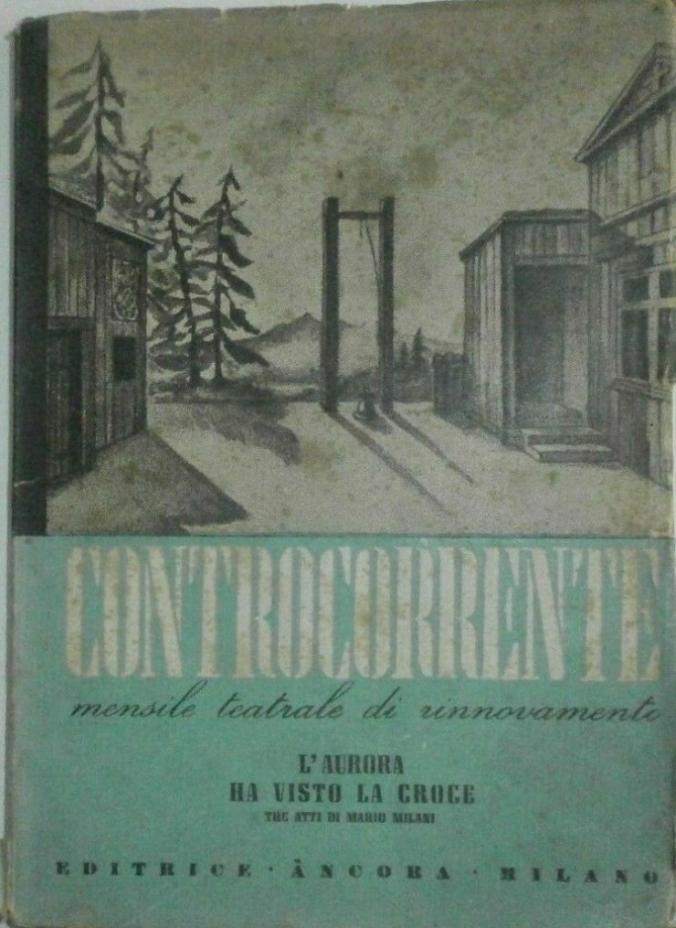 CONTROCORRENTE magazine side cover Issue 9  September 1948