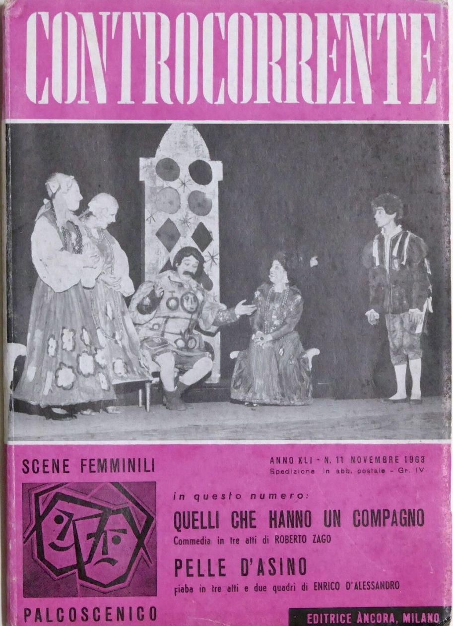 CONTROCORRENTE magazine side cover Issue 11  November 1963