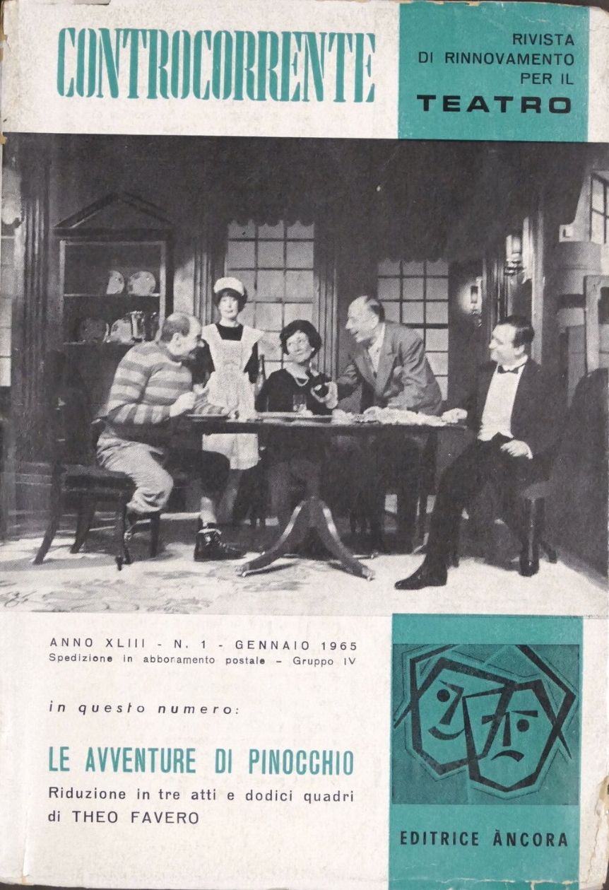 CONTROCORRENTE magazine side cover Issue 1  January 1965