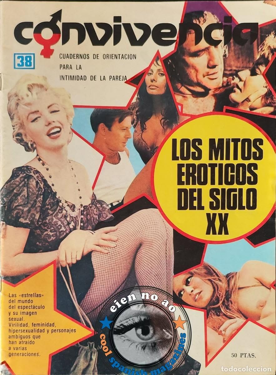 CONVIVENCIA SEXUAL magazine side cover Issue 38   1975