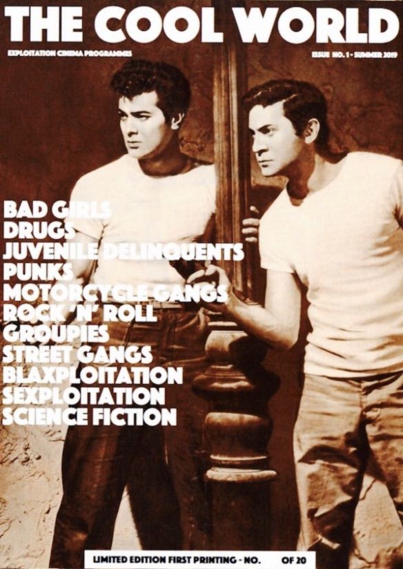 COOL WORLD magazine side cover Issue 1 Summer 2019