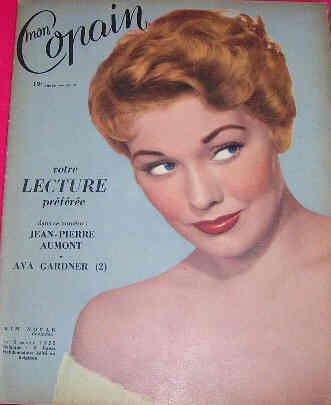 MON COPAIN magazine side cover 2 March 1953