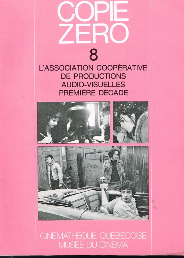 COPIE ZERO magazine side cover Issue 8   1980