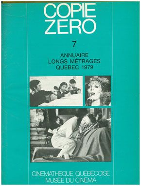 COPIE ZERO magazine side cover Issue 7  1979