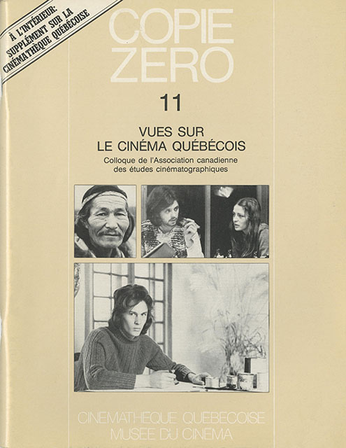 COPIE ZERO magazine side cover Issue 11 October 1981