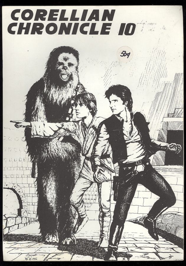 CORELLIAN CHRONICLE magazine side cover Issue 10  1982