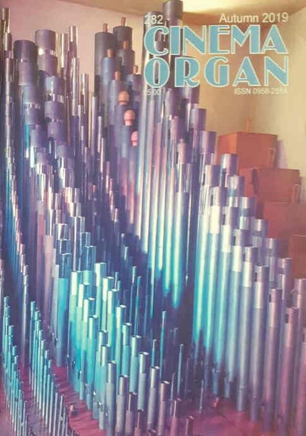 CINEMA ORGAN magazine side cover Issue 282 Autumn 2019