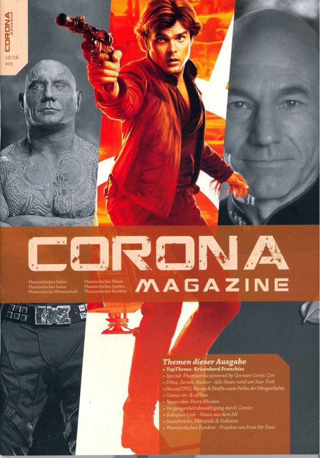 CORONA MAGAZINE magazine side cover  October 2018