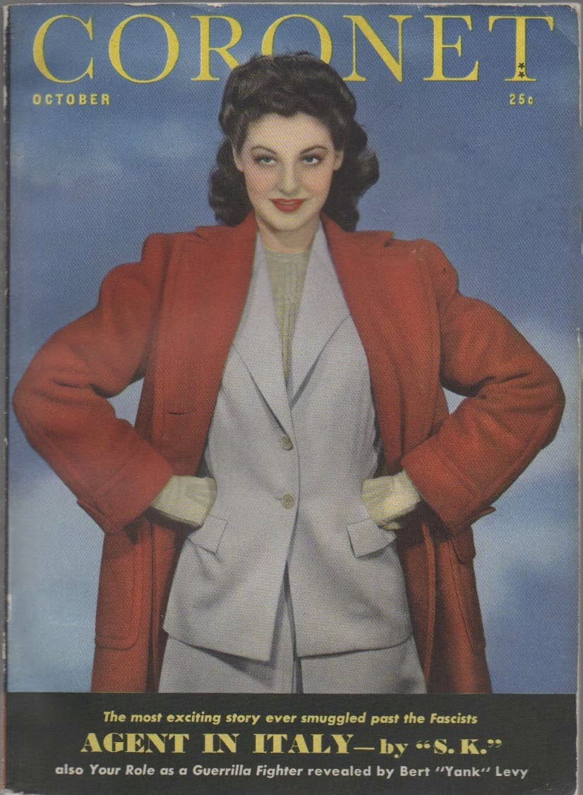 CORONET magazine side cover  October 1942