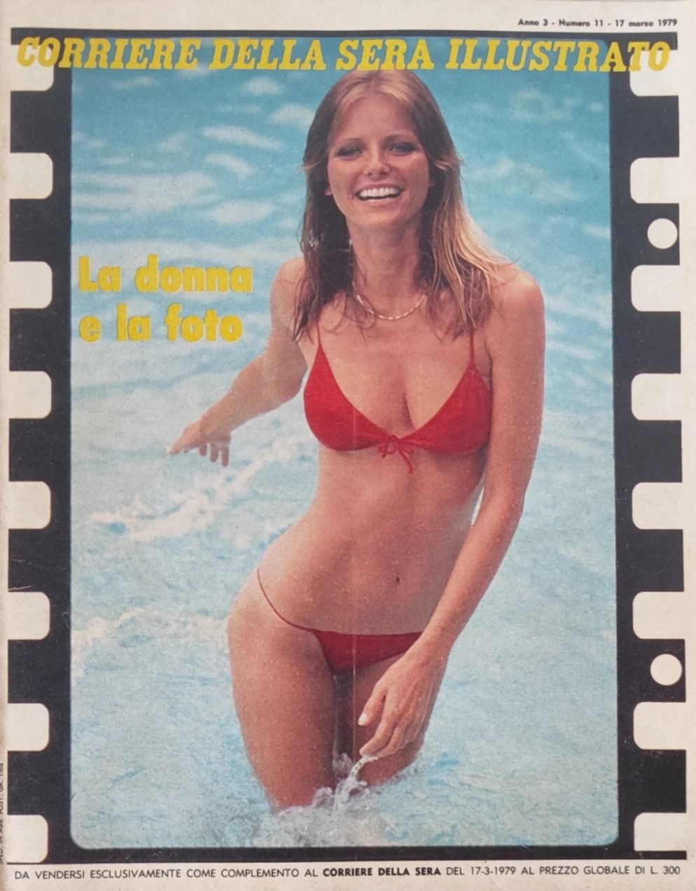 CORRIERE DELLA SERA ILLUSTRATO magazine side cover Issue 11 17 March 1979