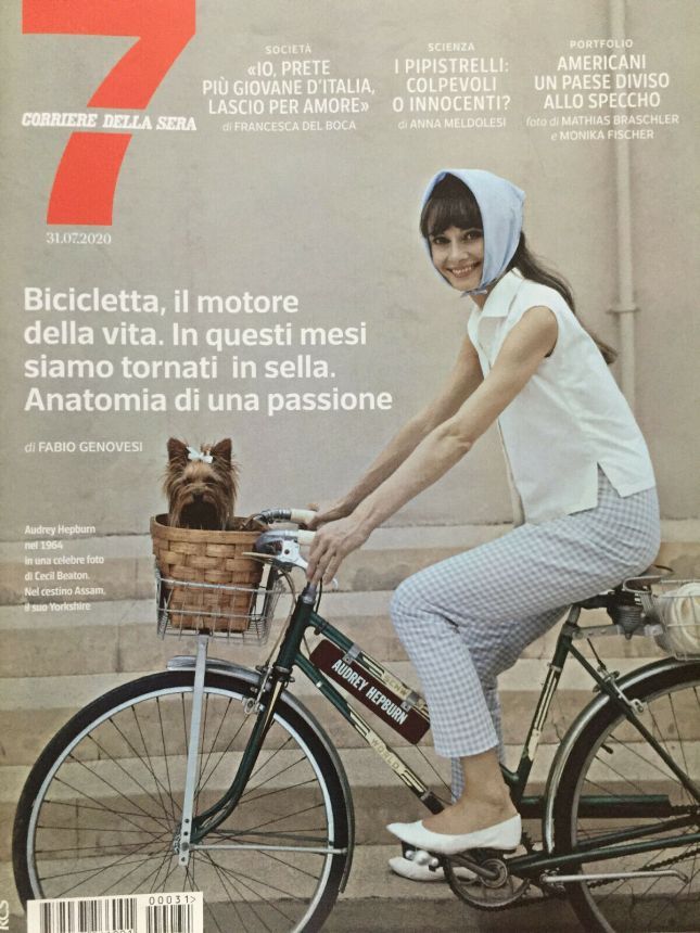 CORRIERE DELLA SERA MAGAZINE magazine side cover 31 July 2020