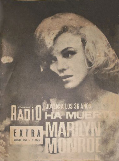 CORREO DE LA RADIO magazine side cover  August 1962