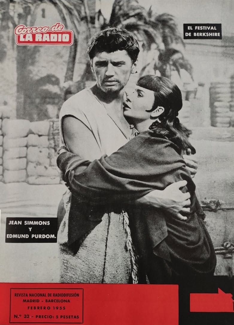 CORREO DE LA RADIO magazine side cover Issue 32  February 1955