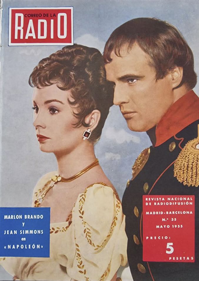 CORREO DE LA RADIO magazine side cover Issue 35  May 1955