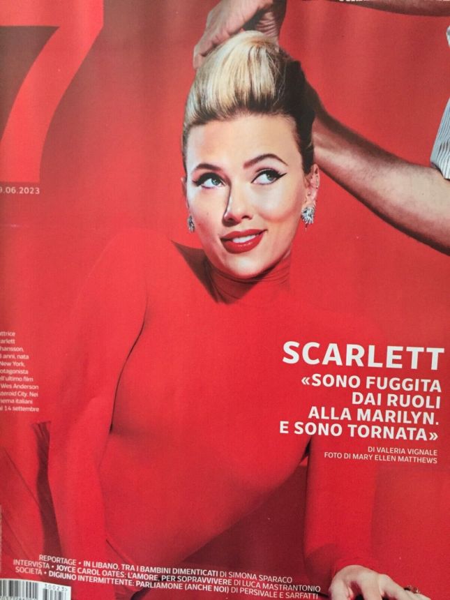 CORRIERE DELLA SERA MAGAZINE magazine side cover 9 June 2023