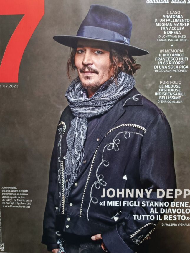 CORRIERE DELLA SERA MAGAZINE magazine side cover 21 July 2023