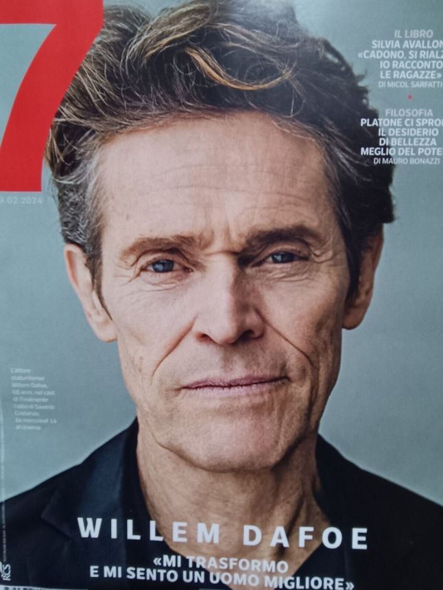 CORRIERE DELLA SERA MAGAZINE magazine side cover 9 February 2024