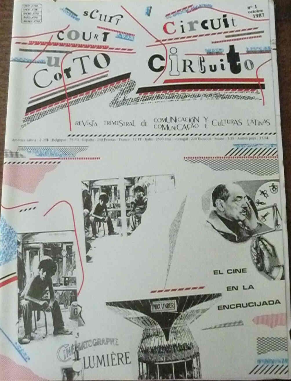 CORTO CIRCUITO magazine side cover Issue 1 October 1987