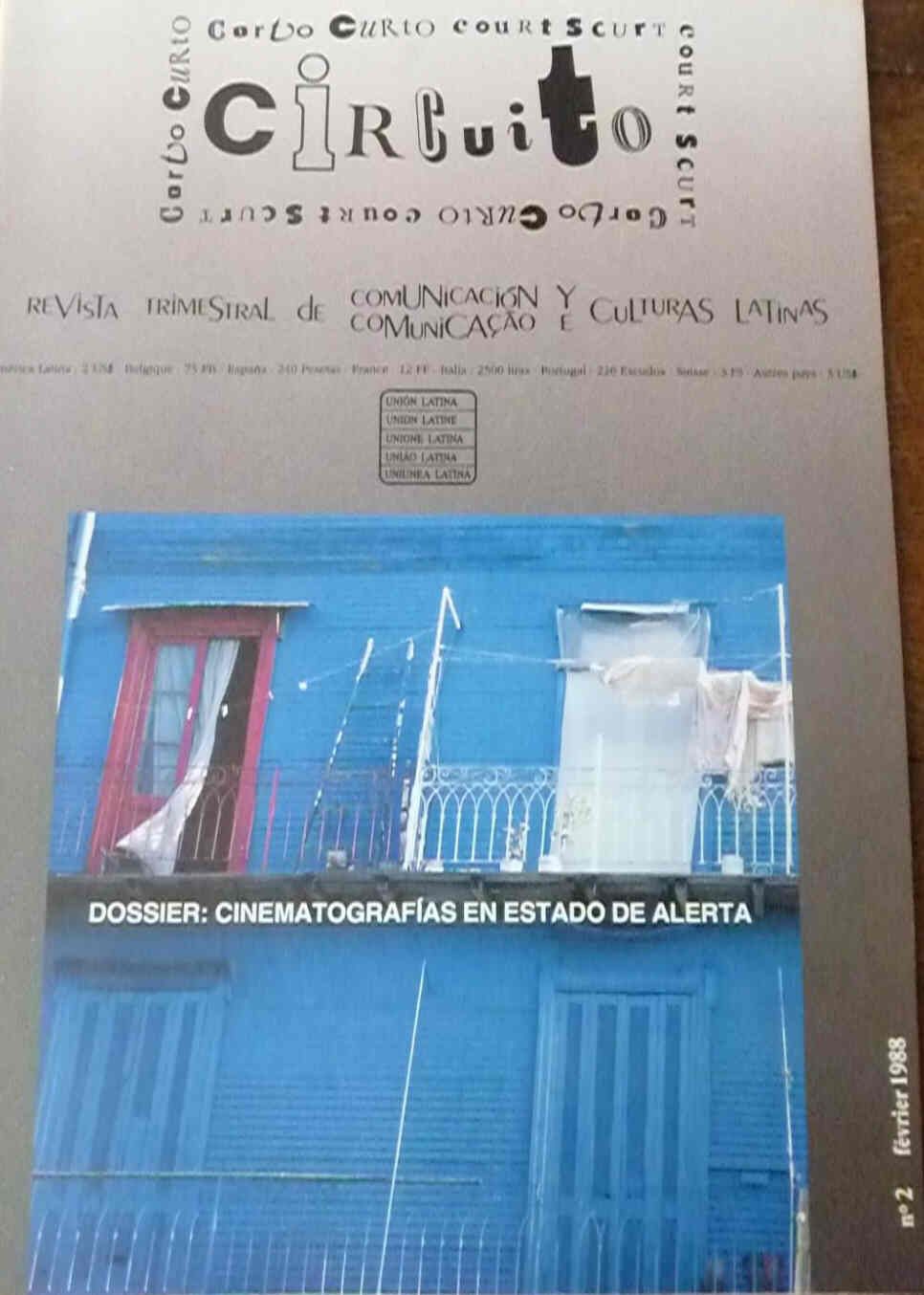 CORTO CIRCUITO magazine side cover Issue 2 January 1988