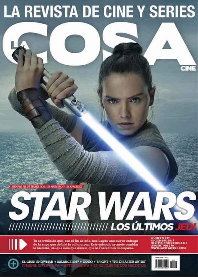 LA COSA CINE magazine side cover Issue 249  December 2017