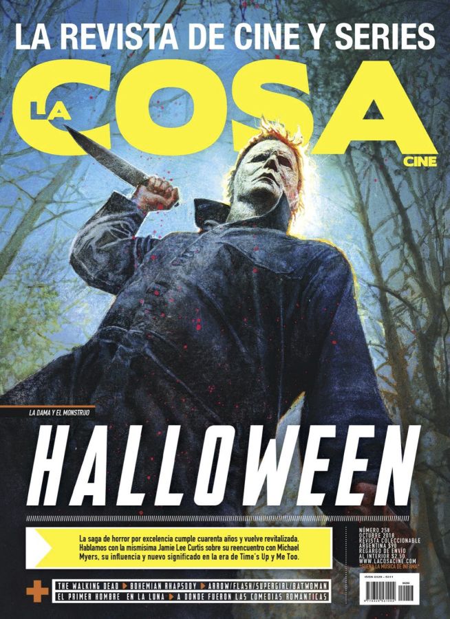 LA COSA CINE magazine side cover Issue 258  October 2018