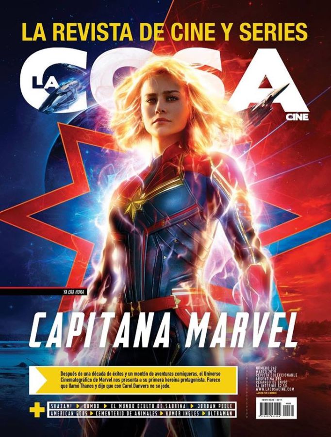 LA COSA CINE magazine side cover Issue 262  March 2019