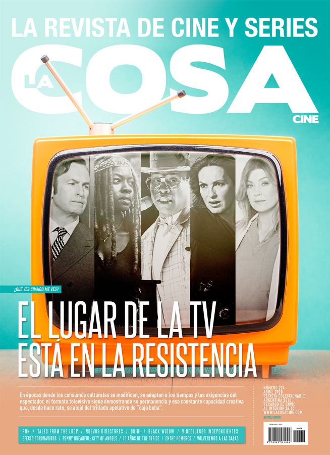 LA COSA CINE magazine side cover Issue 274  April 2020