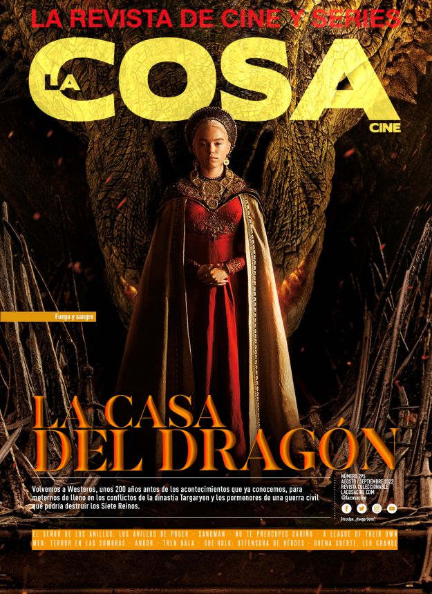 LA COSA CINE magazine side cover Issue 295  August/September 2022