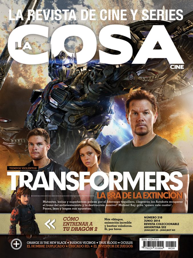 LA COSA CINE magazine side cover Issue 210 June 2014