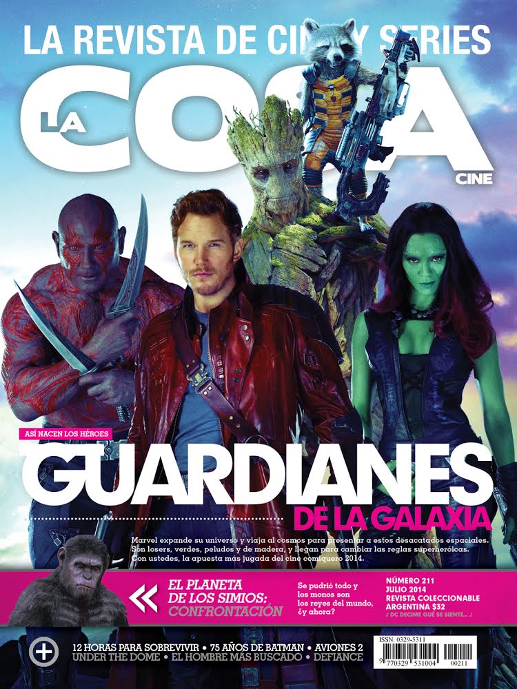 LA COSA CINE magazine side cover Issue 211 July 2014