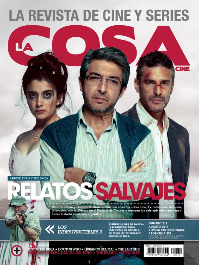 LA COSA CINE magazine side cover Issue 212 August 2014